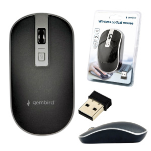 BEZPRZEWODOWA MYSZKA OPTYCZNA  MYSZ KOMPUTEROWA SLIM 1600 DPI USB