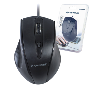 BIUROWA MYSZ PRZEWODOWA USB OPTYCZNA 1200 DPI MYSZKA KOMPUTEROWA CZARNA