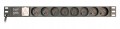Zbliżenie na aluminiową obudowę listwy zasilającej Energenie EG-PDU-014-F