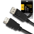 Kabel DisplayPort do HDMI 5m 4K DP HDMI czarny Cablexpert