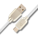 Kabel USB-A do USB-C 2m– szybkie ładowanie 18W, transfer danych USB 2.0, biały