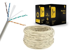 KABEL SIECIOWY LAN UTP KAT.6 SKRĘTKA INTERNETOWA CCA RJ45 305M