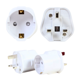 Adapter gniazdka PRZEJŚCIÓWKA EU - UK Polska Anglia 13A