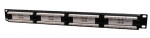 Patch Panel Patchpanel krosowy do szafy RACK 19" 1U CAT6 24 porty UTP