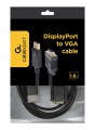 Złącza kabla Cablexpert CCP-DPM-VGAM-6 – męski DisplayPort i męski VGA
