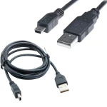 Cablexpert kabel mini USB 2.0 CCP-USB2-AM5P-6 Canon 5-pin 1,8 m czarny