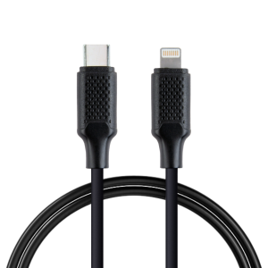 Kabel USB-C do LIGHTNING Apple Iphone CM8PM  1.5m – 20W, transfer 480 Mbps, czarny