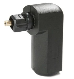 Adapter kątowy optyczny M/F Toslink - A-OPTL-01 wtyk-gniazdo kątowy