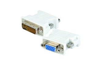 ADAPTER PRZEJŚCIÓWKA ADAPTER z DVI-I (24+5) na VGA (D-SUB) KONWERTER