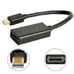 Cablexpert adapter Mini DisplayPort do DisplayPort A-mDPM-DPF4K-01 4K czarny