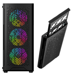 FRONT PANEL do OBUDOWY FORNAX 400X Z WYSUWANYM FILTREM