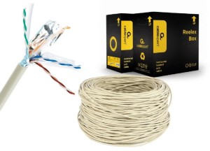 KABEL SIECIOWY LAN KAT.6 FTP SKRĘTKA INTERNETOWA CU RJ45 305M