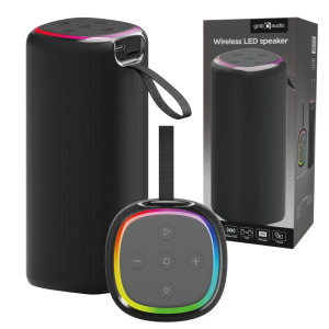 BEZPRZEWODOWY GŁOŚNIK BLUETOOTH LED RGB GEMBIRD 10W do 10m