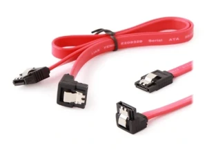 Kabel do dysków SATA DATA III 6GB/S 10cm 0.1M metalowe zatrzaski kątowy