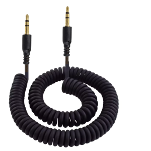 Kabel AUDIO mini JACK - mini JACK M/M 1,8m SPIRALNY czarny Gembird