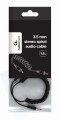 Kabel AUDIO mini JACK - mini JACK M/M 1,8m SPIRALNY czarny Gembird