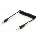 Kabel AUDIO mini JACK - mini JACK M/M 1,8m SPIRALNY czarny Gembird