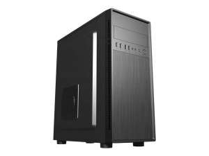 Obudowa Komputerowa Gembird Fornax 160 | Midi Tower ATX | 1x Wentylator 120 mm | USB 3.1 + USB-C | Czarna