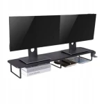 Gembird stojak na 2 monitory MS-TABLE2-01 czarny 20 kg 1000 mm