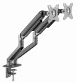 BIUROWY UCHWYT NA 2 MONITORY 32" STOJAK NA BIURKO DWA MONITORY 9KG VESA