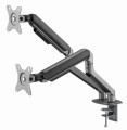 BIUROWY UCHWYT NA 2 MONITORY 32" STOJAK NA BIURKO DWA MONITORY 9KG VESA