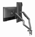 BIUROWY UCHWYT NA 2 MONITORY 32" STOJAK NA BIURKO DWA MONITORY 9KG VESA