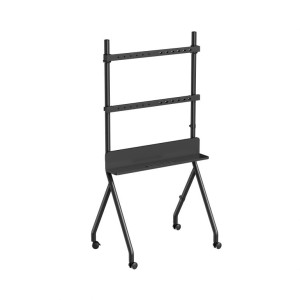 MOBILNY Stojak podłogowy TV LCD 55" - 86" VESA 40kg na kółkach