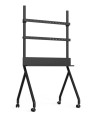 MOBILNY Stojak podłogowy TV LCD 55" - 86" VESA 40kg na kółkach