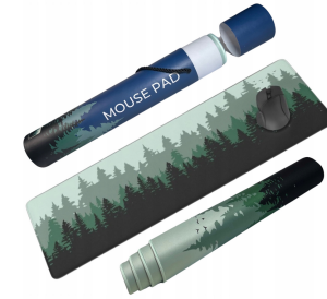 Podkładka pod myszkę 80x40 cm Gembird Forest | Las | Gamingowa | Wodoodporna