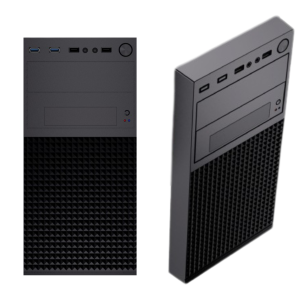 Przedni panel do obudowy FORNAX K300 Gembird Front panel czarny