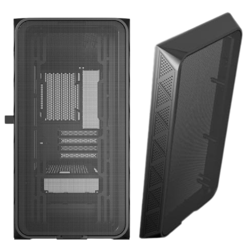 Przedni panel do obudowy FORNAX MK200 Gembird Front panel czarny