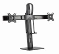 Uchwyt biurowy na 2 monitory LCD 17"-27"do 6kg PIVOT z regulacją wysokości STOJAK