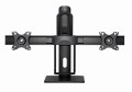 Uchwyt biurowy na 2 monitory LCD 17"-27"do 6kg PIVOT z regulacją wysokości STOJAK