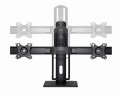 Uchwyt biurowy na 2 monitory LCD 17"-27"do 6kg PIVOT z regulacją wysokości STOJAK