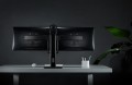 Uchwyt biurowy na 2 monitory LCD 17"-27"do 6kg PIVOT z regulacją wysokości STOJAK
