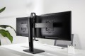 Uchwyt biurowy na 2 monitory LCD 17"-27"do 6kg PIVOT z regulacją wysokości STOJAK