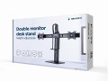 Uchwyt biurowy na 2 monitory LCD 17"-27"do 6kg PIVOT z regulacją wysokości STOJAK