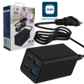 Ładowarka sieciowa 65W 2xUSB 2xUSB-C  Power Delivery 2x USB-C 2x USB-A  PD QC 3.0 GaN