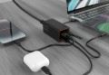 Ładowarka sieciowa 65W 2xUSB 2xUSB-C  Power Delivery 2x USB-C 2x USB-A  PD QC 3.0 GaN