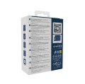 Ładowarka sieciowa 65W 2xUSB 2xUSB-C  Power Delivery 2x USB-C 2x USB-A  PD QC 3.0 GaN
