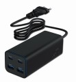 Szybka Ładowarka sieciowa 65W 2xUSB 2xUSB-C  Power Delivery 2x USB-C 2x USB-A  PD QC 3.0 GaN