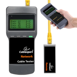  Cyfrowy tester okablowania sieciowego tester kabli RJ-45  RJ11 RG-58 BNC