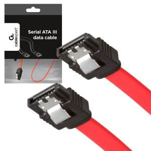 Cablexpert kabel SATA III CC-SATAM-DATA-XL 6 Gb/s 100 cm czerwony