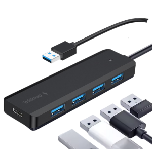 Gembrid  HUB USB 3.1  5 Gbit/s zasilanie USB-C UHB-U3P4P-02