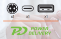 Gniazdko elektryczne  z ładowarką 2x USB USB-C 20W QC PD Wtyczka sieciowa USB