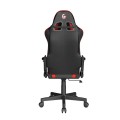 Ergonomiczny FOTEL gamingowy czarno-czerwony ekoskóra  GC-SCORPION-02X