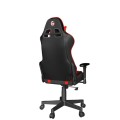 Ergonomiczny FOTEL gamingowy czarno-czerwony ekoskóra  GC-SCORPION-02X