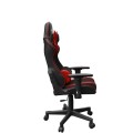 Ergonomiczny FOTEL gamingowy czarno-czerwony ekoskóra  GC-SCORPION-02X