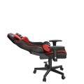 Ergonomiczny FOTEL gamingowy czarno-czerwony ekoskóra  GC-SCORPION-02X