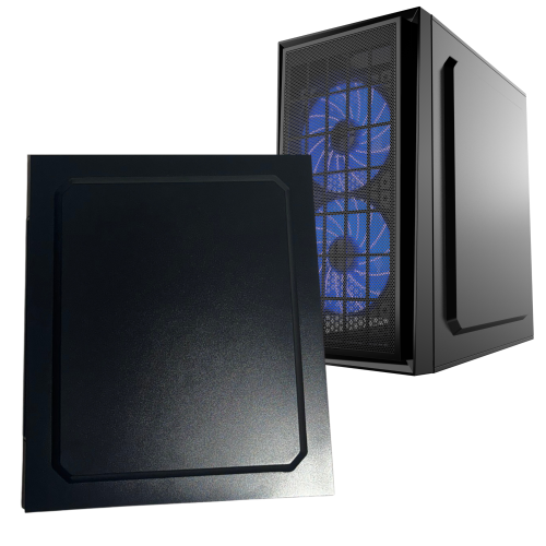 Prawy panel boczny do obudowy Fornax 950 / 960 czarny blacha